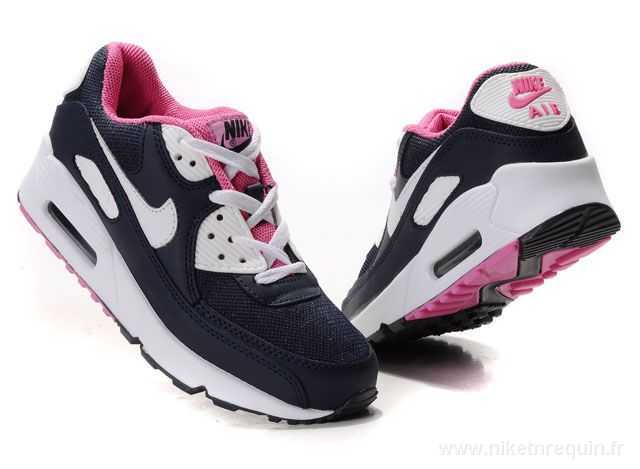 chaussures nike chevreuils et blanc noir air max 90 (1)